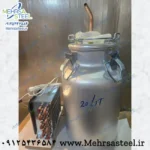 گلاب گیر ۲۰ لیتری چهارقلاب با خنک کننده برقی 3 متری و گیج فشار و دما