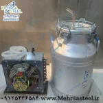 دستگاه عرق گیری یا گلاب گیری 25 لیتری با کندانسور برقی مسی