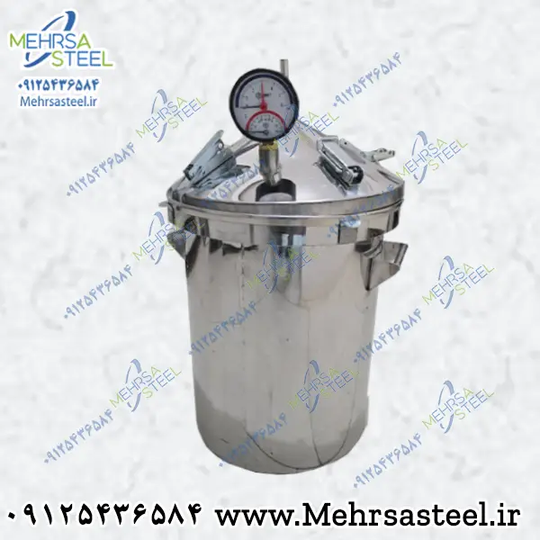 دیگ تقطیر و گلابگیری استیل 30 لیتری