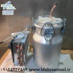 دیگ گلابگیری 10 لیتری الومنیوم با کندانسور برقی