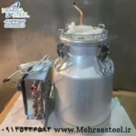 دیگ تقطیر 15 لیتری و کندانسور برقی یا گلابگیر 15 لیتری با خنک کننده برقی