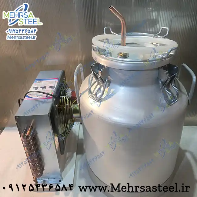 گلابگیر 40 لیتری یا عرق گیر 40 لیتری با خنک کننده برقی مسی شش متری گلابگیر 40 لیتری یا عرق گیر 40 لیتری با خنک کننده برقی مسی شش متری