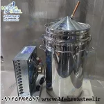 دستگاه عرقگیری 40 لیتری تمام استیل با کندانسور برقی استیل