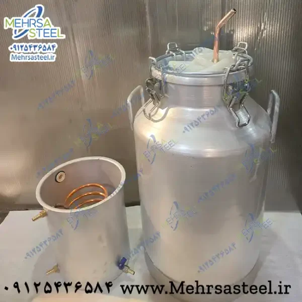 گلابگیر 50 لیتری با کندانسور آبی (کندانسور کوچک)